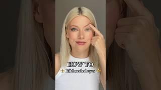 Hooded eyes makeup. Tips for blending