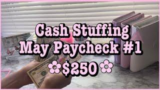 Low Income Cash Stuffing  |$200|  May Paycheck #1 #cashstuffing #lowincome