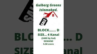 Farm Houses Sale in Gulberg Green Islamabad