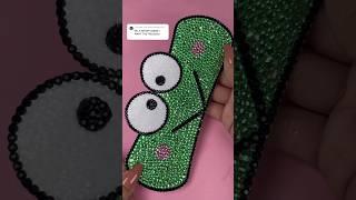 i made a keroppi pad  #bedazzled | StinkyCrafts