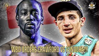 WBO ORDERS TERENCE CRAWFORD VS SEBASTIAN FUNDORA NEXT, WILL IT HAPPEN???