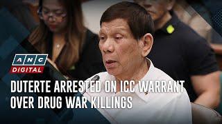 Duterte arrested on ICC warrant over drug war killings | ANC