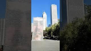 Visit the crown fountain #usa#ytshort #trending #new #facts#viral#yt #storiesbyaa