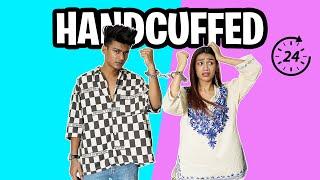 HANDCUFFED TO MY BEST FRIEND FOR 24 HOURS || AAYU VLOGS