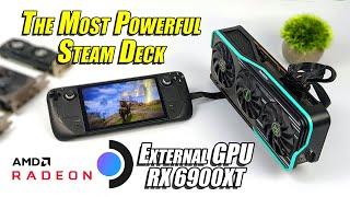 We Added A Fast GPU To The Steam Deck! Most Powerful Deck So Far? Hands-On Testing