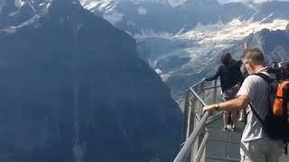 First cliff walk in Switzerland 