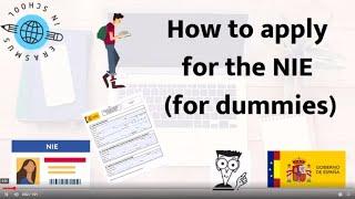 How to apply for NIE (for dummies)