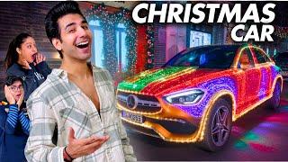 We Built a CHRISTMAS CAR with my Brother & Sister | Rimorav Vlogs