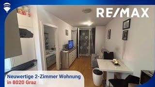 RE/MAX Nova präsentiert - Neuwertige 2-Zimmer Wohnung mit Balkon in 8020 Graz