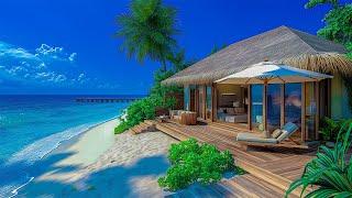 Maldives Resort Space & Bossa Nova Jazz Melody - Vibrant Summer Day With Cheerful Bossa Nova Jazz