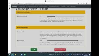 Grundeinstellung openWP Wallbox