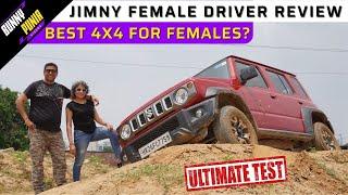 Maruti Jimny Female Driver Review Including Off-Roading || Best 4x4 SUV for Adventure Ready Ladies?