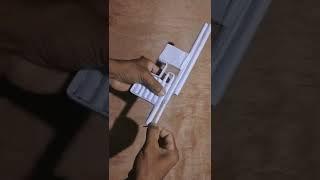 How to make paper gun that shoots paper bullets, making a power full.