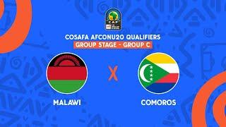 Malawi vs. Comoros- COSAFA #AFCONU20 Qualifiers- Group C