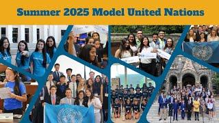 Summer 2025 Model United Nations Institute Day and Overnight Camps for ages 9-18