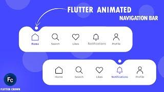 Flutter UI - Bottom Navigation Bar Animation with Source Code | Speed Code Tutorial