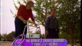 Guinness prime time  Sandy Allen - World's tallest woman