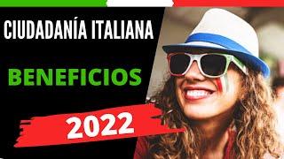 CIUDADANÍA ITALIANA BENEFICIOS    VENTAJAS + 1️ CONSEJO