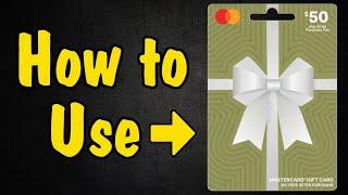 How to Use a Mastercard Gift Card (Redeem and Spend it on Something: No Activation)