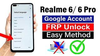 Realme 6/ 6 Pro Google Account/ FRP Bypass - New Easy Method (without pc)