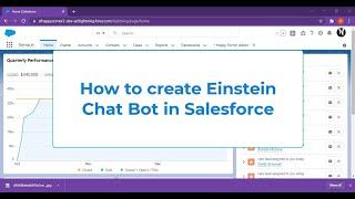 How to create Einstein Chat Bot in #Salesforce