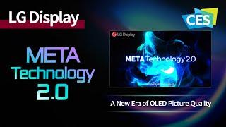 [CES 2024] Unveiling the brightest OLED TV panel! META Technology 2.0 | CES 2024 | LG Display