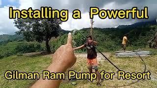 Installing a Powerful Ram Pump  in South Cotabato, Philippines