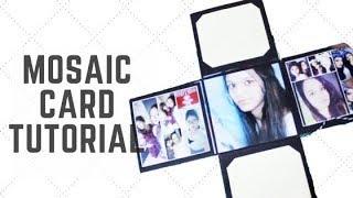 Mosaic Card Tutorial | How to make a grid photo collage | Best scrapbook ideas