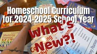 What's New Homeschool Year For 2024-2025 | Curriculum Unboxing | Homeschool 2024