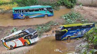 BUS TROBOS BANJIR LUMPUR, RC Bus NPM, RC bus ALS, RC Bus Sudiro Tunggal Jaya (STJ Draka)