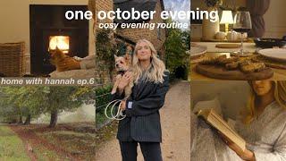 my autumn evening routine on a rainy october night ️