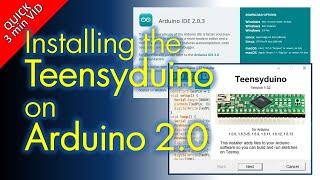 Installing TeensDuino on Arduino 2.x