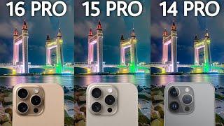 iPhone 16 Pro VS iPhone 15 Pro VS iPhone 14 Pro Camera Test