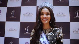 Miss Diva Universe 2019 Vartika Singh at Hyatt Regency Lucknow