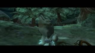 Wolf Link calling Epona