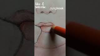 BTS Jungkook colourfulllll drawing#방탄소년단 jk#saniya art class#