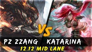 Pz Zzang - Yasuo vs Katarina MID Patch 12.12 - Yasuo Gameplay