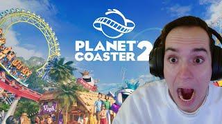 ROLLERCOASTER NERD TRIES NEW PLANET COASTER GAME!