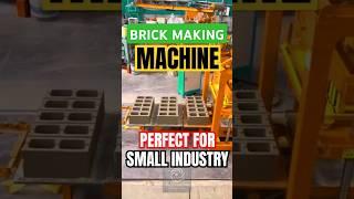 Fast Brick-Making Machine! Perfect for Small-Scale Industries