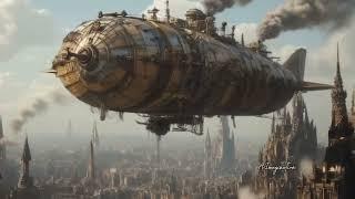 Sun in Steampunk City || AI Short Movie