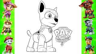 How To Draw Chase  PAW Patrol Drawing Easy | Chase  Paw Patrol Heroes 2023