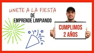  ZOOM LIVE EMPRENDE LIMPIANDO. Únete a la celebración.