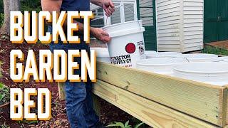 Easy 5-Gallon Bucket Raised Garden Bed