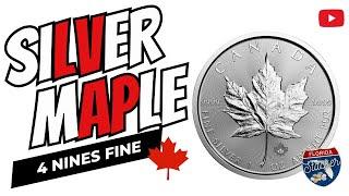 Beautiful Canadian Silver Maple Leaf Coins