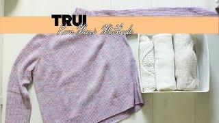 Trui vouwen TUTORIAL | Marie Kondo | KonMari methode