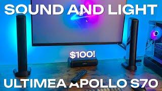 ULTIMEA Apollo S70: $100 RGB LIGHTING Soundbar - 5.0 Channel, 180W - IS IT ANY GOOD?