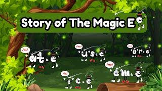 Magic E Story for Kids/ Magic E Rule /Split Digraph Story #magicE