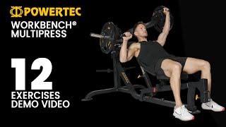 12 Must-Try Exercises on the Powertec Workbench Multipress!  FULL DEMO