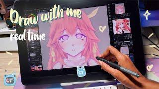 LIVE Draw with Me  Coloring process using the XPPen Artist Pro 16 (Gen 2)