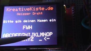 Buzz Wire TFT (Touch Screen) - Microcontroller Project